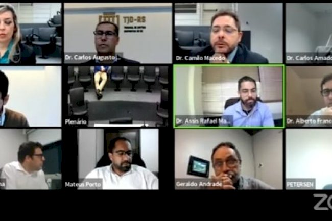 AO VIVO: acompanhe a sessão virtual do TJD-RS desta segunda-feira, 15 de agosto